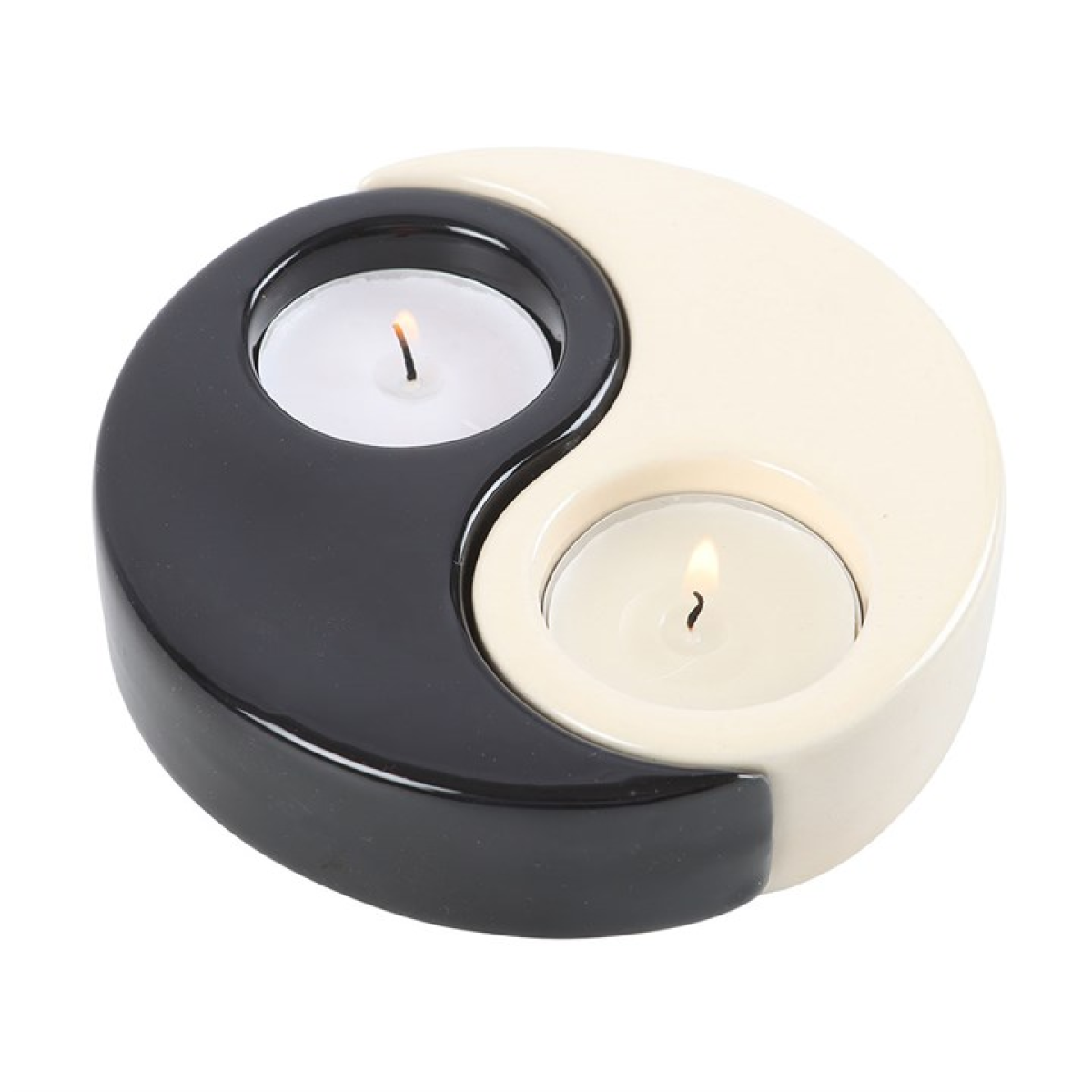 Yin & Yang design candle holder 