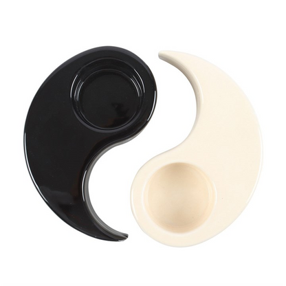 Yin & Yang design candle holder 