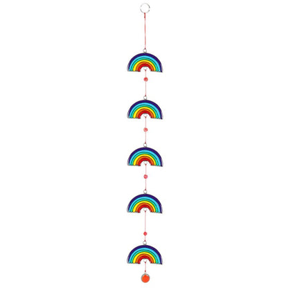 rainbow suncatcher on a white background
