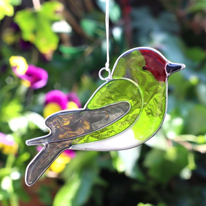 Goldfinch shape suncatcher